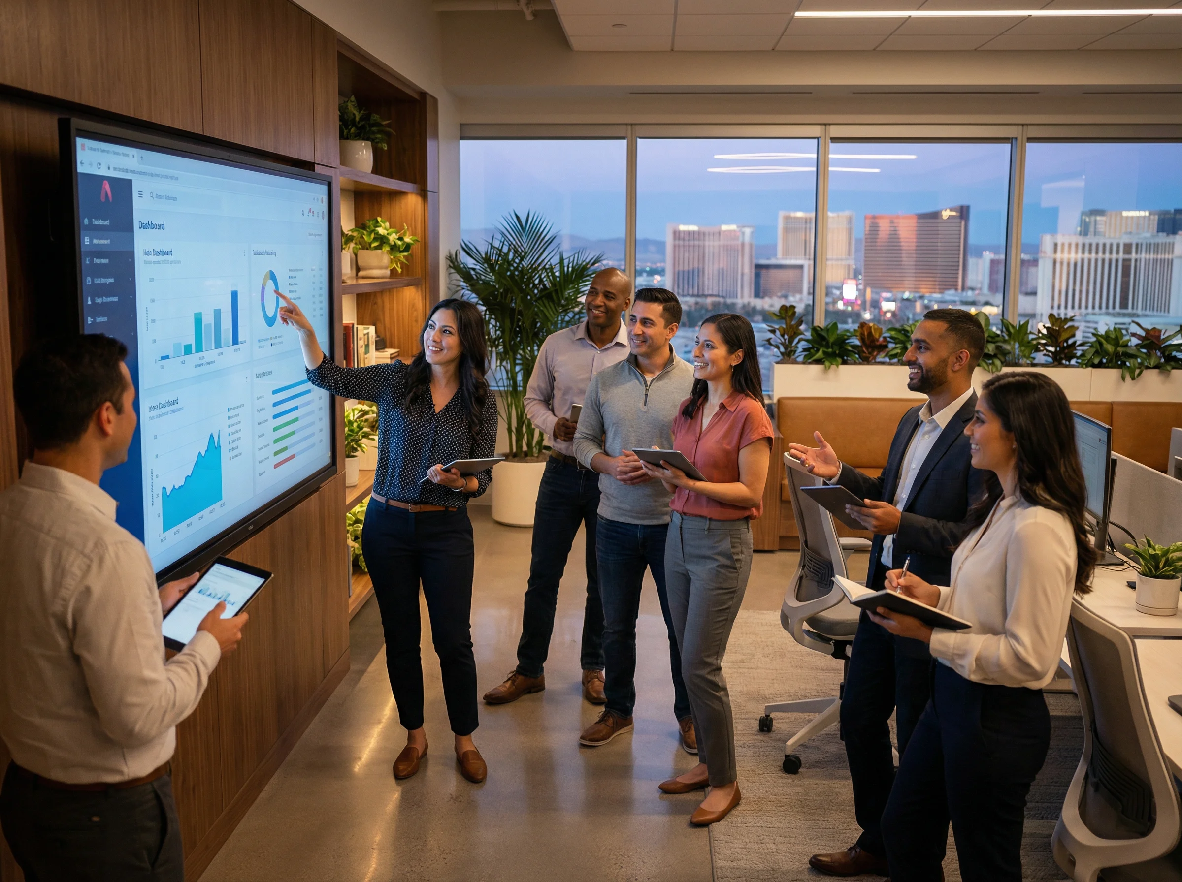 OSSI team collaborating on custom enterprise technology solutions